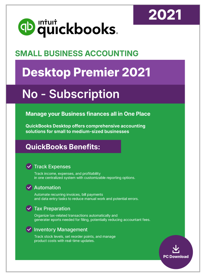 Buy QuickBooks Desktop Premier Accountant 2021