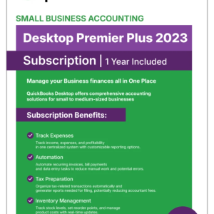 QuickBooks Desktop Premier Plus 2023 – 1 Year Subscription