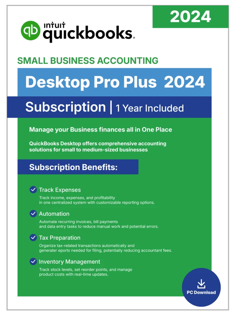 Buy QuickBooks Desktop Pro Plus 2024