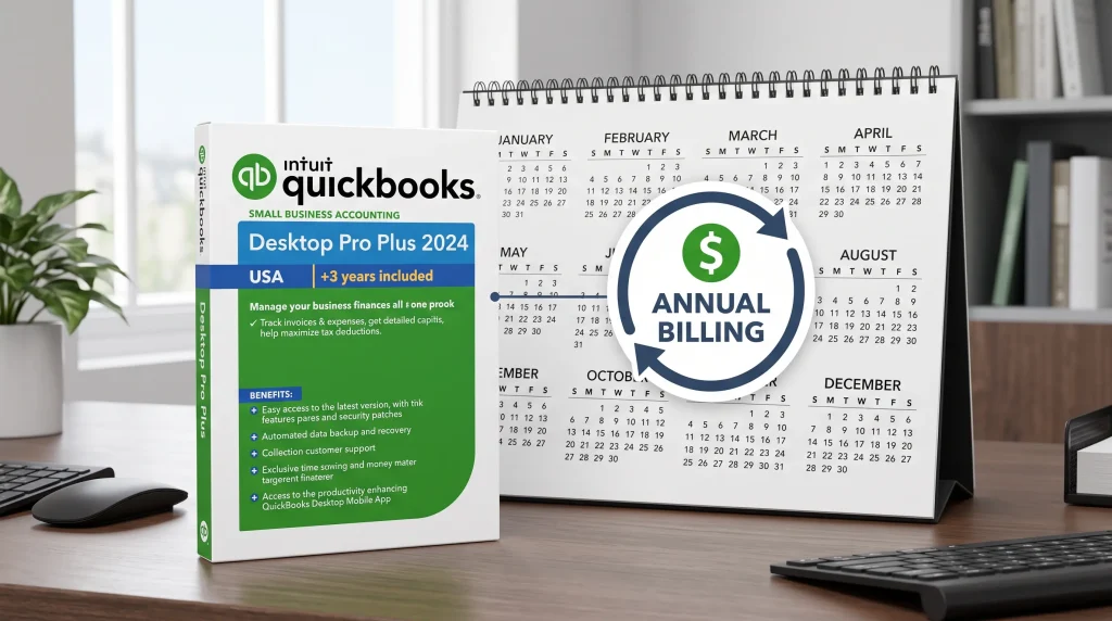 QuickBooks Desktop subscription license billed annually